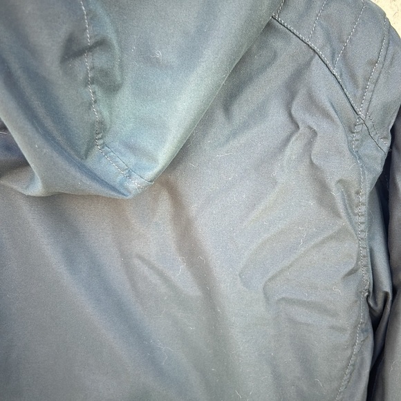 Ted Baker Geddes Parka Faux Fur Trim Hooded Jacket Coat Dark Green  Sz 4 (Large) - Picture 7 of 12